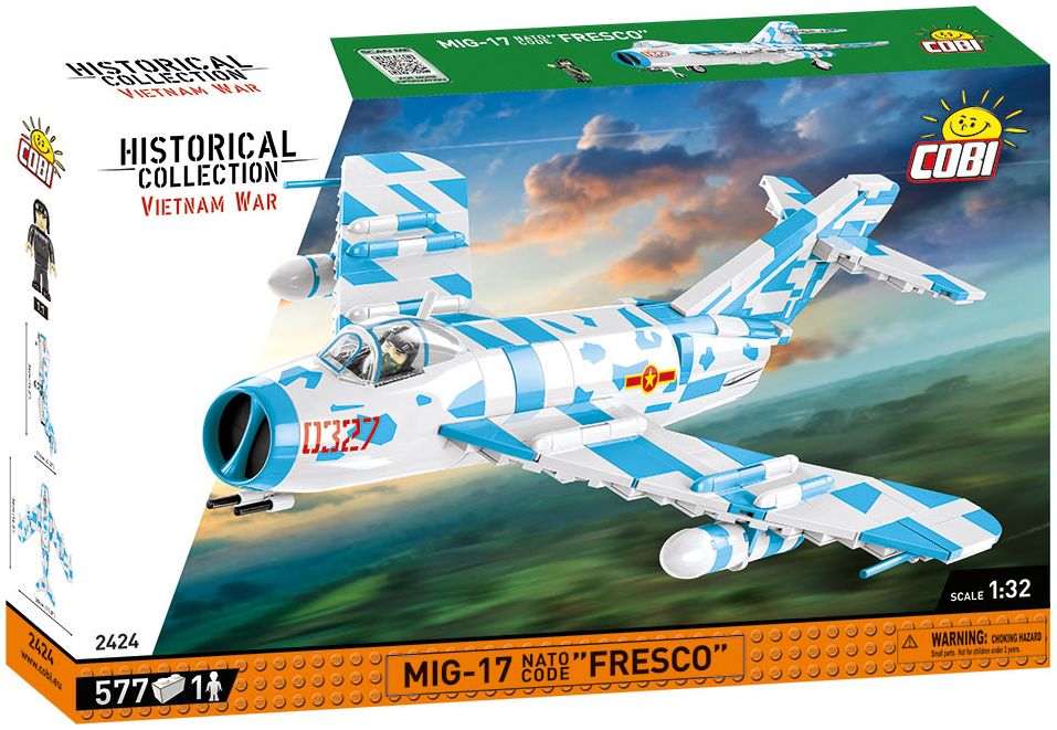 Available to Order – MIG-17 NATO Code F Vietnam War (577 pcs) (COB 2424)