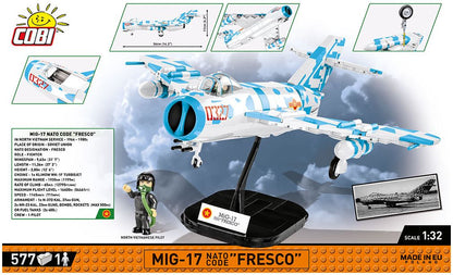 Available to Order – MIG-17 NATO Code F Vietnam War (577 pcs) (COB 2424)