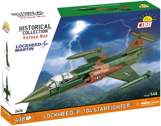 Available to Order – Lockheed F-104 Starfighter Vietnam War (430 pcs) 1:48 (COB 2426)