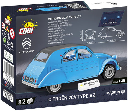 Citroen 2CW Type AZ 1962 Youngtimer (82 pcs) Cobi Model (view 2)