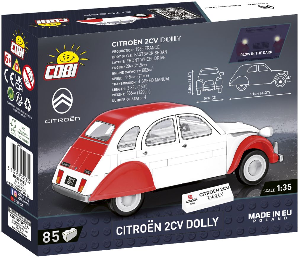 Available to Order – Citroen 2CV Dolly 1985 1:35 (COB 24513)