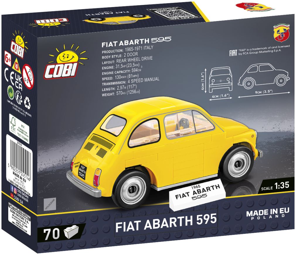 Available to Order – Fiat 500 Abarth 1965 Youngtimer (70 pcs) (COB 24514)