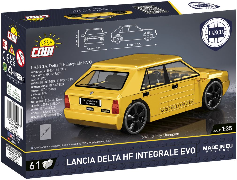 Lancia Delta HF Youngtimer (70 pcs) Cobi Model (view 3)