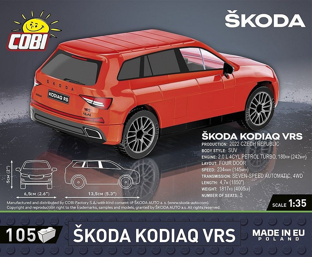 Available to Order – Skoda Kodiaq Vrs (105 Pcs) (COB 24584)