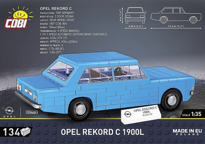 Opel Rekord C 1900L (134 Pcs) Cobi Model (view 3)