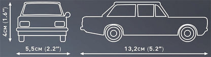 Opel Rekord C 1900L (134 Pcs) Cobi Model (view 4)