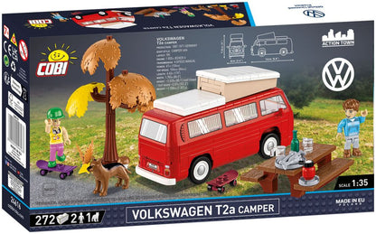 Available to Order – VW T2a Campingwagen w/2 x Figure (287 pcs) (COB 24616)