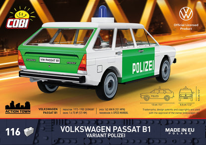 Available to Order – VW Passat B1 Variant Polizei (78 Pcs) (COB 24645)