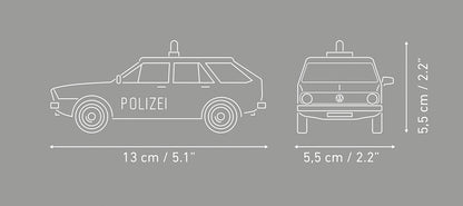 Available to Order – VW Passat B1 Variant Polizei (78 Pcs) (COB 24645)