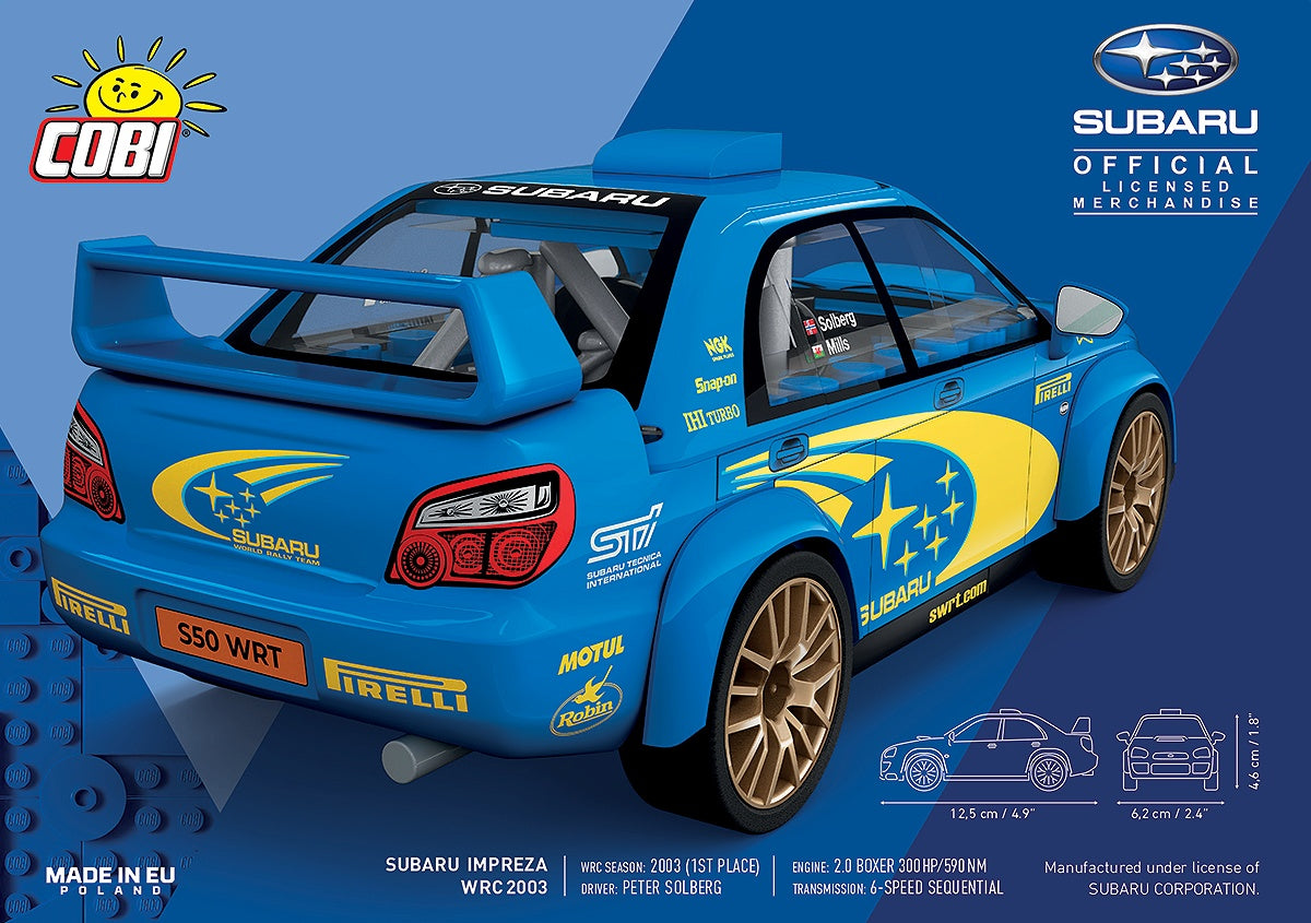 Subaru Impreza WRC 2 (90 Pcs) S Cobi Model (view 3)