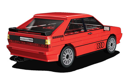 Audi Quattro Red (88 Pcs) Cobi Model (view 5)