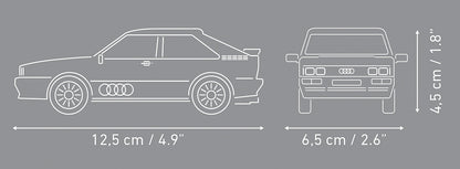 Audi Quattro Red (88 Pcs) Cobi Model (view 6)