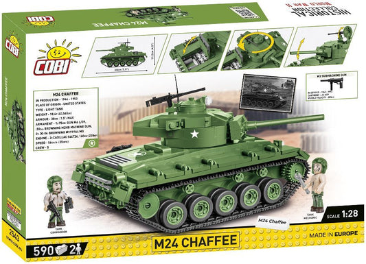 Available to Order – M24 Chaffee WWII (590 pcs) (COB 2543)