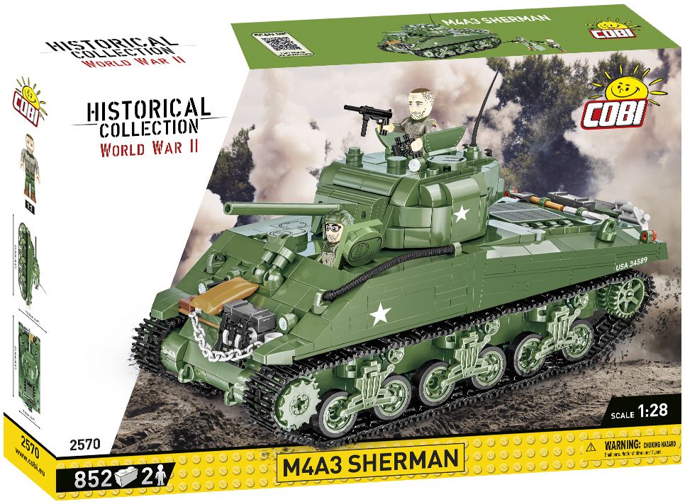 Available to Order – M4A3 Sherman WWII (852 pcs) (COB 2570)