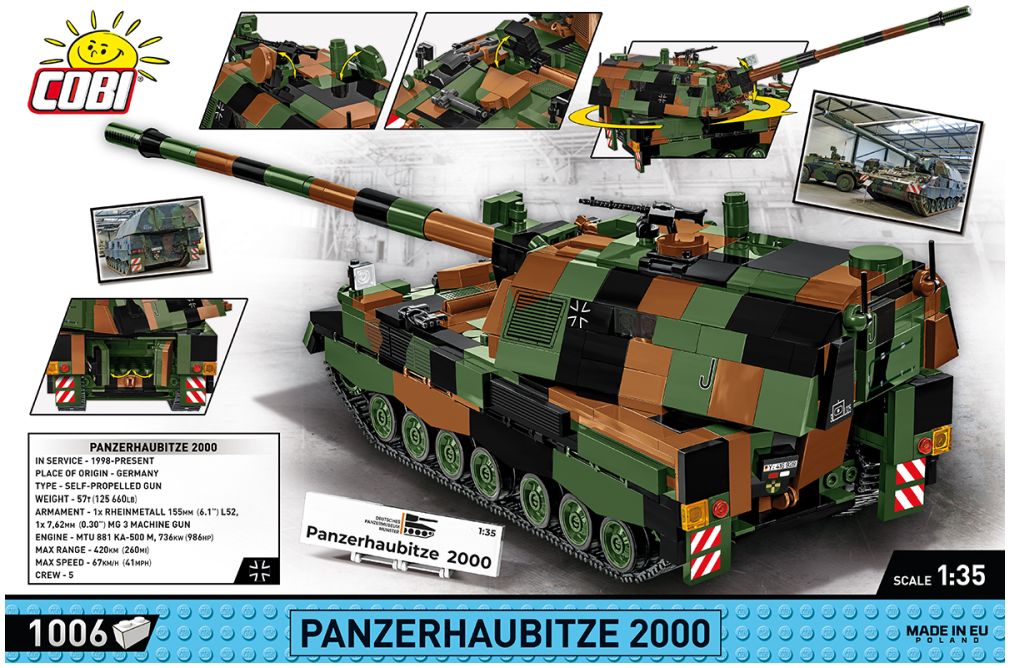 Available to Order – PanzerhAubitze 2000 Armed Forces (1002 pcs) (COB 2628)