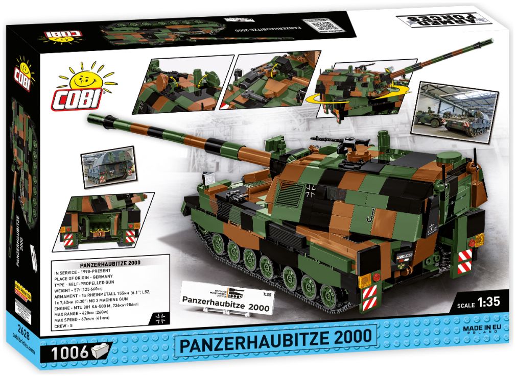 Available to Order – PanzerhAubitze 2000 Armed Forces (1002 pcs) (COB 2628)