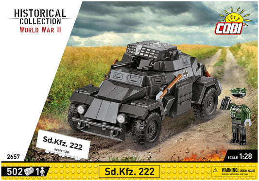 Available to Order – SD.KFZ.222 WWII (502 pcs) (COB 2657)