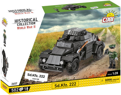 Available to Order – SD.KFZ.222 WWII (502 pcs) (COB 2657)