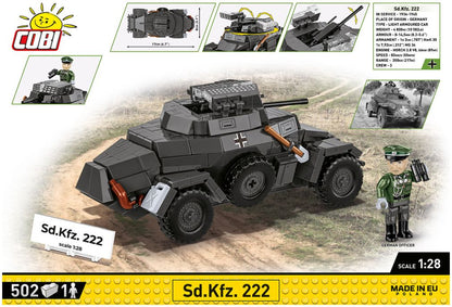 Available to Order – SD.KFZ.222 WWII (502 pcs) (COB 2657)