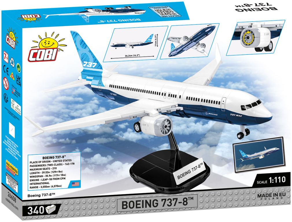 Available to Order – Boeing 737-8 (340 pcs) (COB 26608)