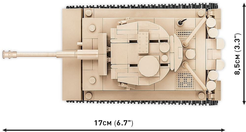 Available to Order – Panzer VI Tiger '131' WWII (340 pcs) (COB 2710)
