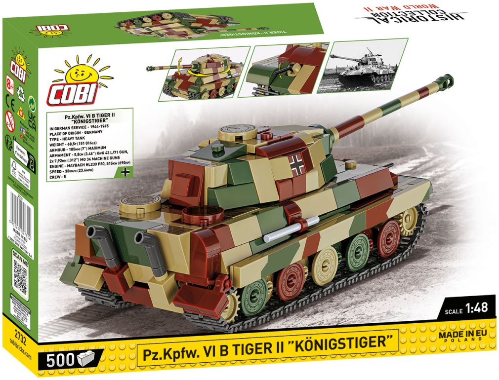 Available to Order – PZ.KPFW.VIB Tiger II KON. WWII (500 pcs) (COB 2732)