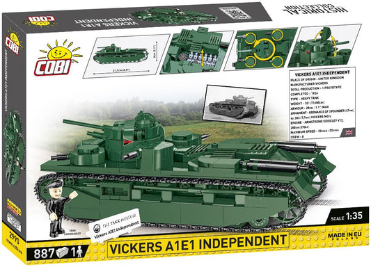 Vickers A1E1 Independent Great War (886 pcs) – diecast model (view 2)