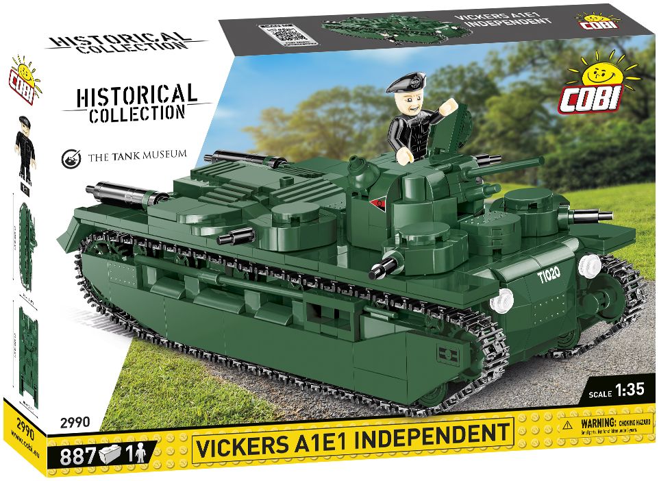 Available to Order – Vickers A1E1 Independent Great War (886 pcs) (COB 2990)