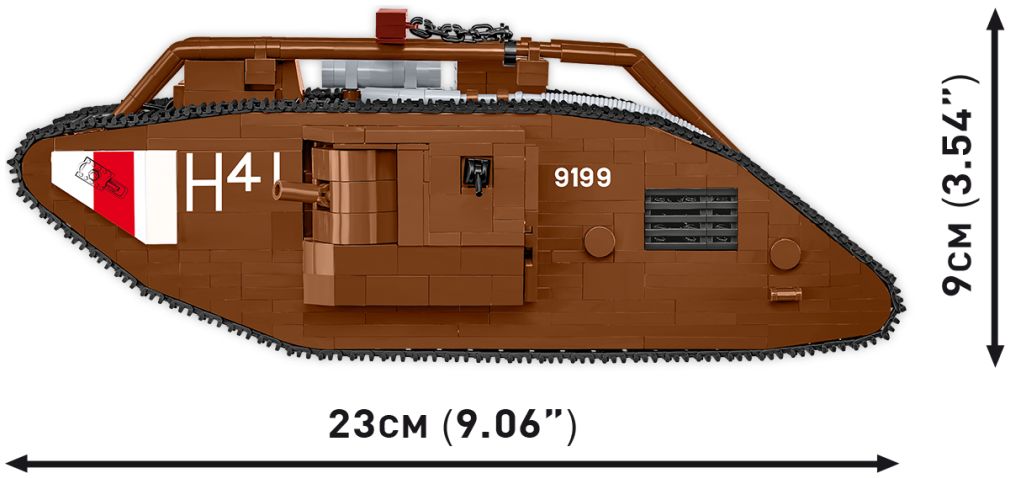 Available to Order – Mark V (Male) #9199 Great War (848 pcs) (COB 2995)