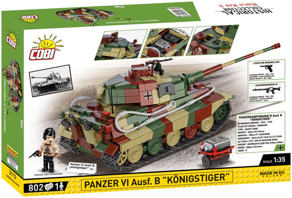 Available to Order – Panzer VI AUSF. Koningster 802 KL WWII (COB 3113)