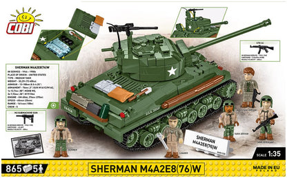Available to Order – Sherman M4A2E8(76) WWII (880 pcs) (COB 3118)