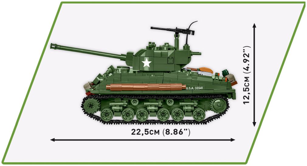 Available to Order – Sherman M4A2E8(76) WWII (880 pcs) (COB 3118)