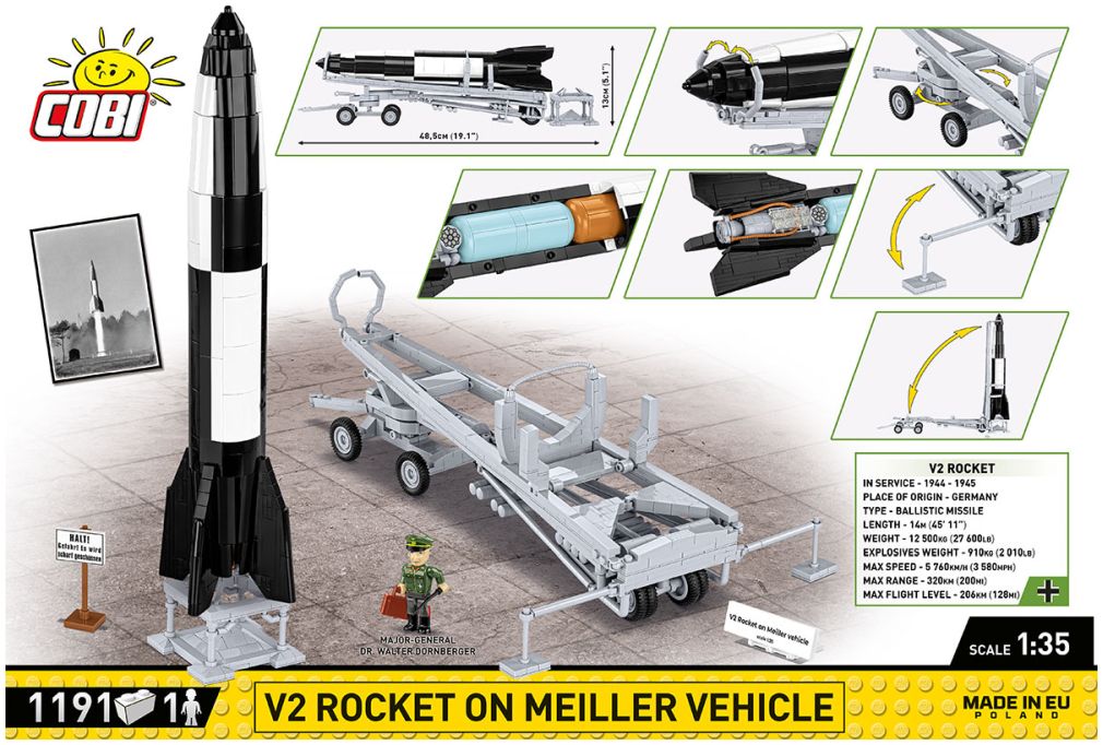 Available to Order – V2 Rocket & Transporter Executive Edition (1210 pcs) (COB 3120)