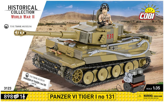 Available to Order – Tiger I #131 WWII (896 pcs) (COB 3123)