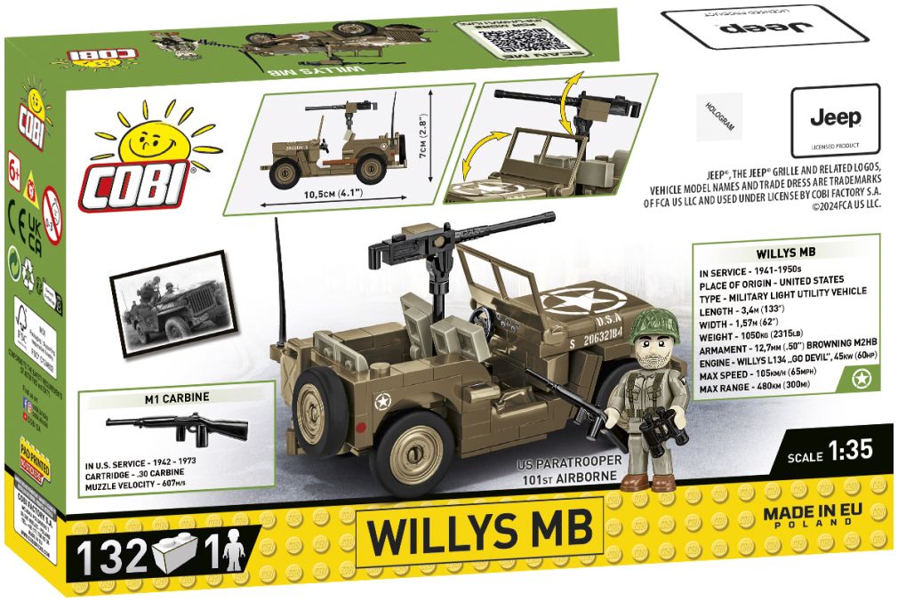 Available to Order – Willys MB 132 KL. WWII (COB 3133)