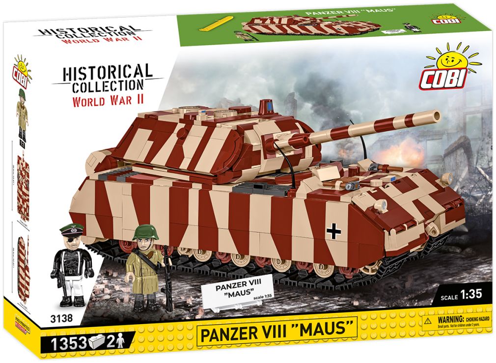 Available to Order – Panzer VIII Maus WWII (1342 pcs) (COB 3138)