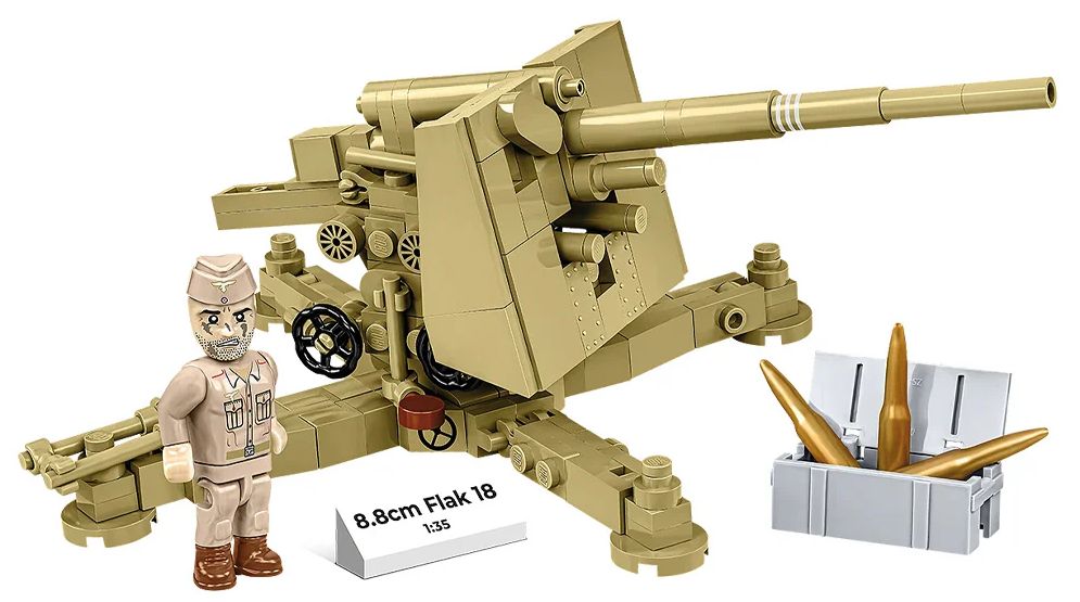 Available To Order – 8.8Cm Flak 18 (Dak) (233 Pcs) (COB 3141)
