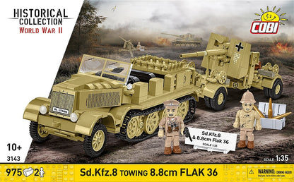 Available to Order – Sd.Kfz.8 Towing 8.8 cm Flak 36 (1001 Pcs) (COB 3143)