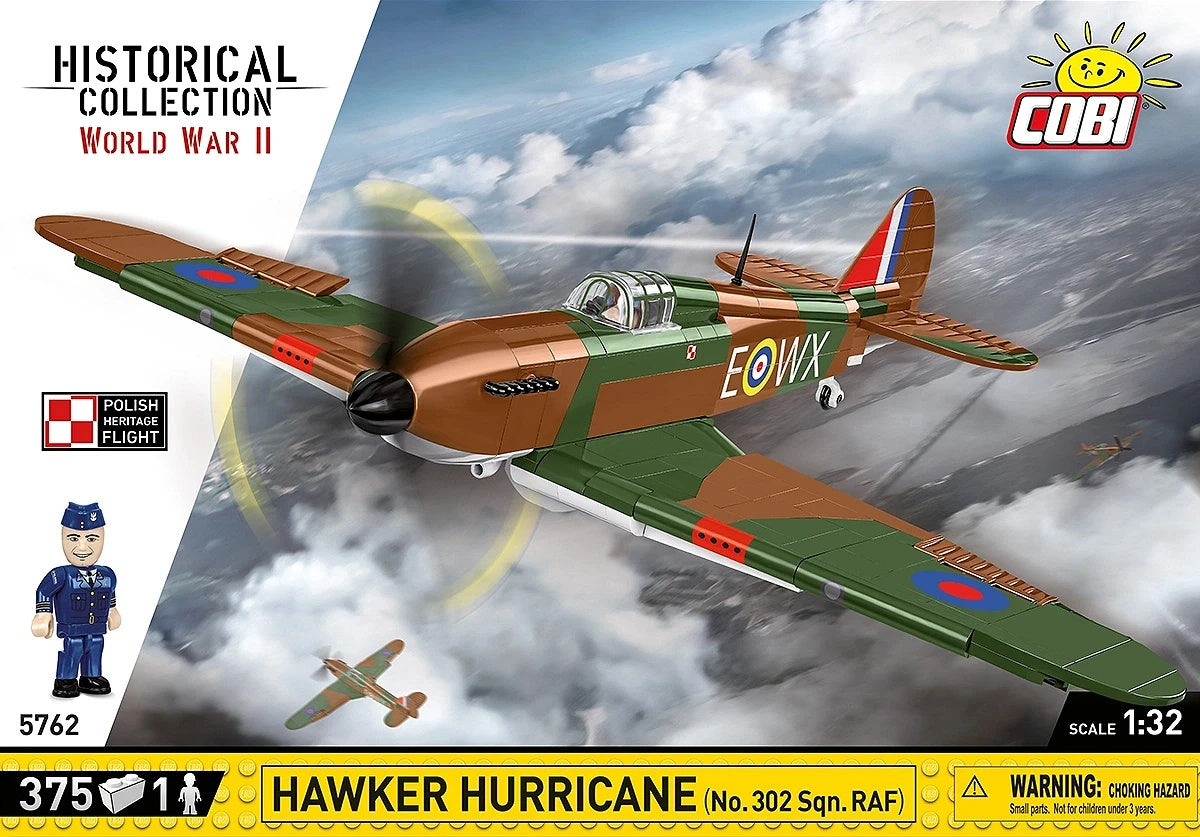 Available to Order – Hawker Hurricane (#302) 373 KL. WWII Cobi Model (COB 5762)