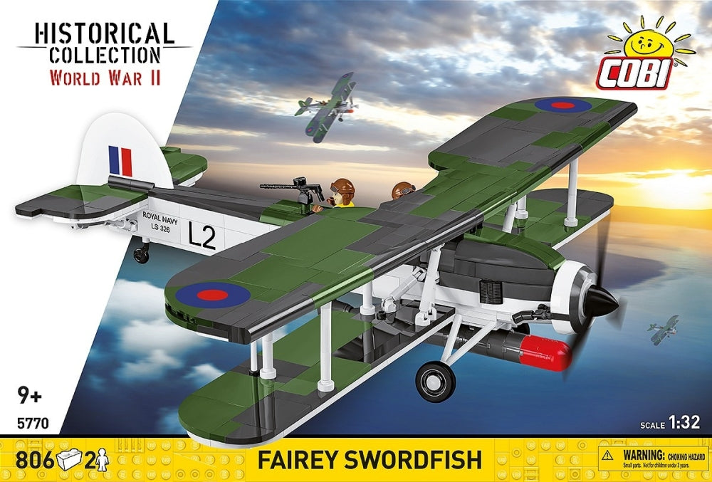 Fairey Swordfish (809 Pcs) Cobi Model (view 3)