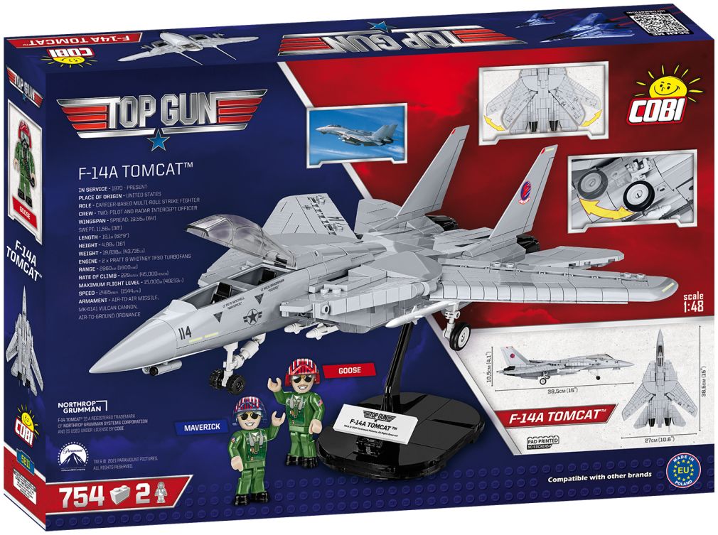 Available to Order – F14 Tomcat Top Gun (759 pcs) Cobi Model (COB 5811A)