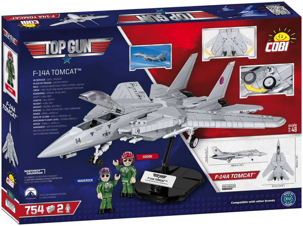 Available to Order – F14 Tomcat Top Gun (759 pcs) Cobi Model (COB 5811A)