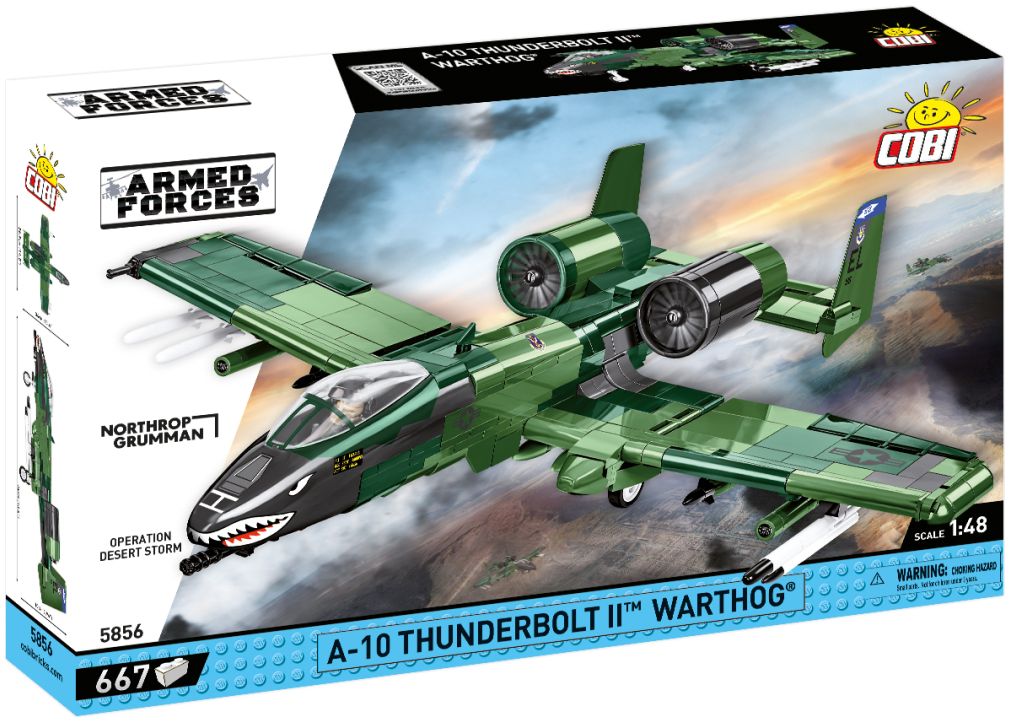 Available To Order – A10 Thunderbolt II Armed Forces (650 pcs) Cobi Model (COB 5856)