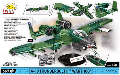 Available To Order – A10 Thunderbolt II Armed Forces (650 pcs) Cobi Model (COB 5856)