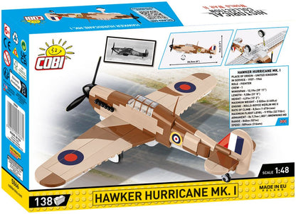 Available to Order – Hawker Hurricane MK.1 WWII (145 pcs) Cobi Model (COB 5866)