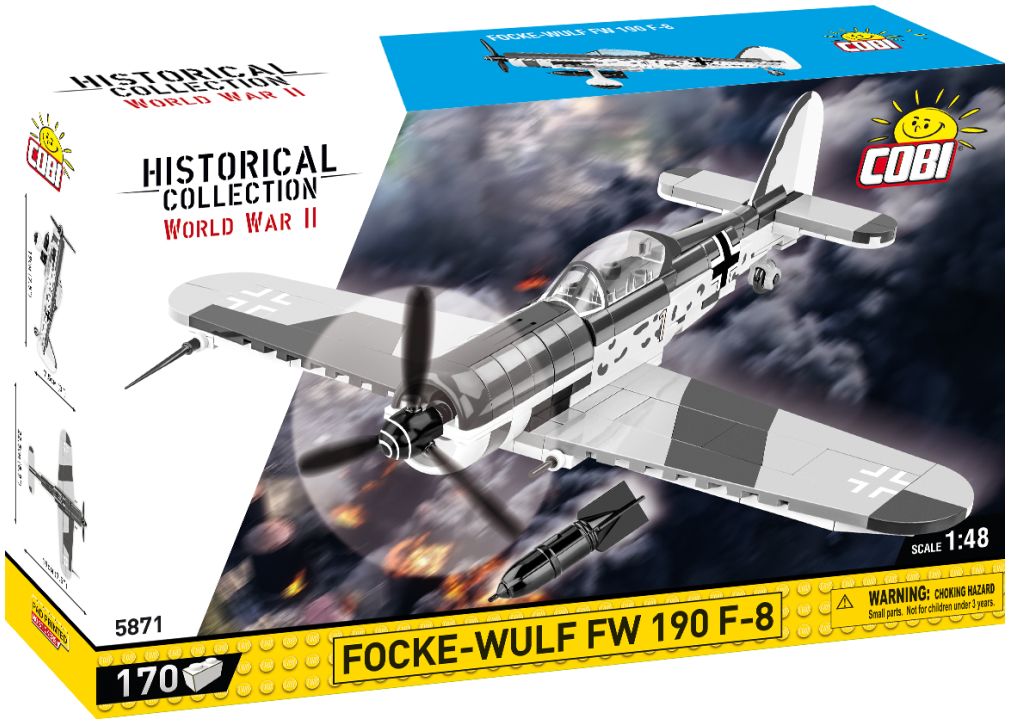 Available to Order – Focke-Wulf FW 190 F-8 WWII (170 pcs) Cobi Model (COB 5871)