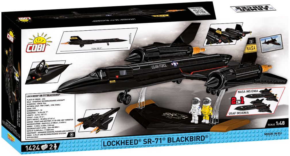 Available to Order – Lockheed SR-71 Blackbird Executive Edition (1379 pcs) Cobi Model (COB 5890)