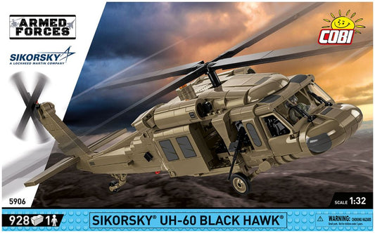 Available to Order – Sikorsky UH-60 Black Hawk 928 Armed Forces Cobi Model (COB 5906)