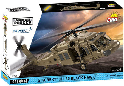 Available to Order – Sikorsky UH-60 Black Hawk 928 Armed Forces Cobi Model (COB 5906)