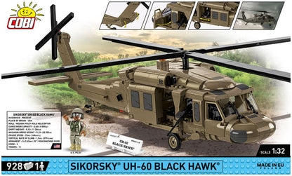 Available to Order – Sikorsky UH-60 Black Hawk 928 Armed Forces Cobi Model (COB 5906)
